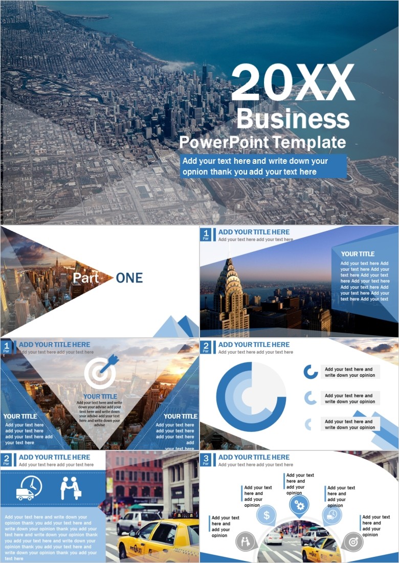 公司项目，年度总结，项目介绍，免费PPT打包下载8个